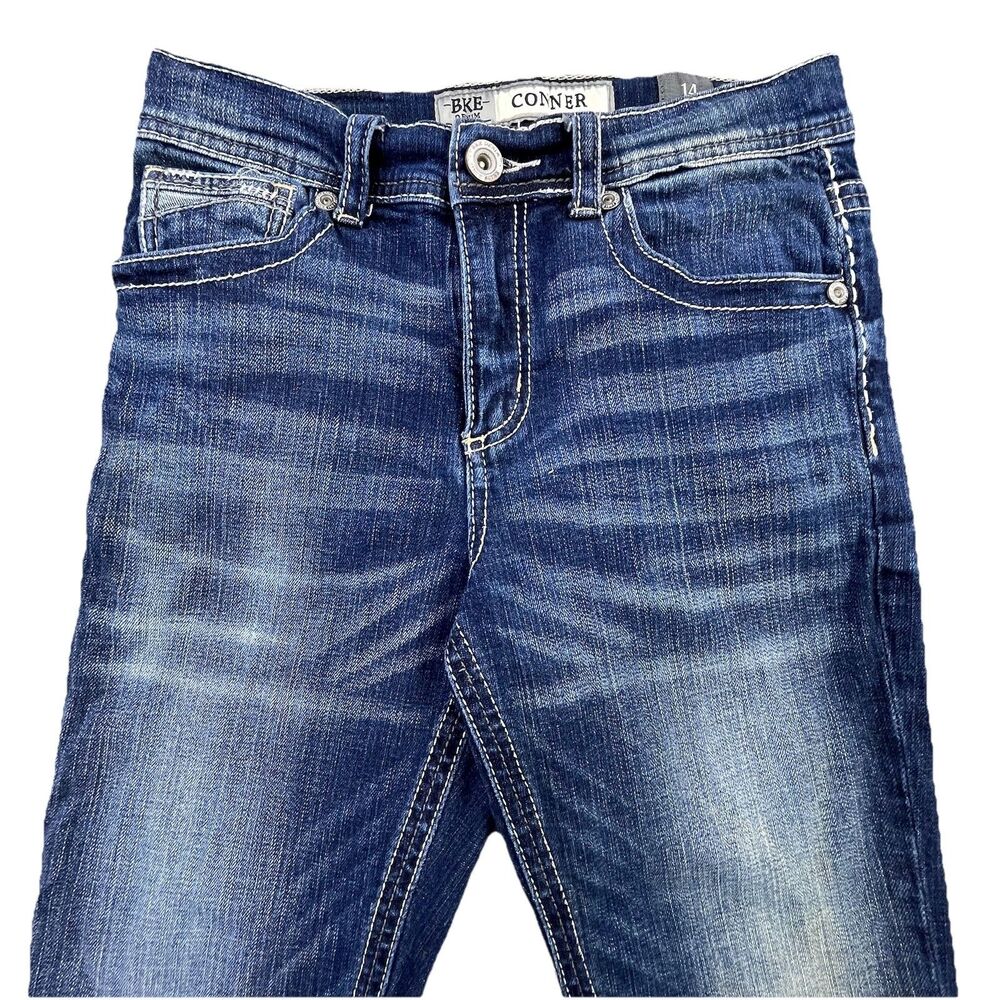 Boys' BKE Blue Washed Denim Jeans